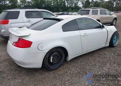 2005 Infiniti G35 z USA, uszkodzony, nr VIN JNKCV54E55M418666